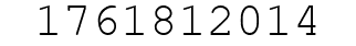 Number 1761812014.
