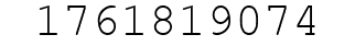 Number 1761819074.
