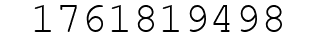 Number 1761819498.