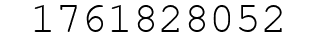 Number 1761828052.