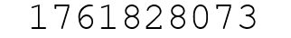 Number 1761828073.