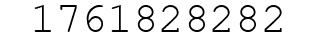 Number 1761828282.