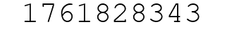 Number 1761828343.