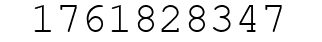 Number 1761828347.