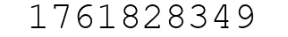 Number 1761828349.