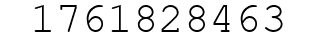 Number 1761828463.