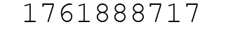 Number 1761888717.