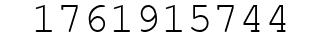 Number 1761915744.