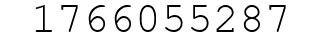 Number 1766055287.