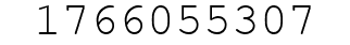 Number 1766055307.