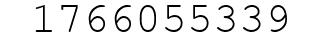 Number 1766055339.