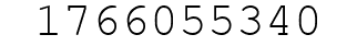 Number 1766055340.