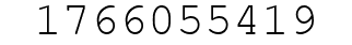 Number 1766055419.