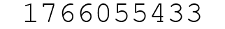 Number 1766055433.