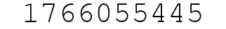 Number 1766055445.