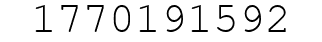 Number 1770191592.