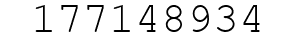 Number 177148934.