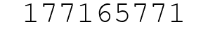 Number 177165771.