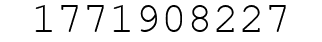 Number 1771908227.