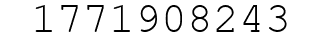 Number 1771908243.