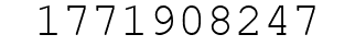 Number 1771908247.