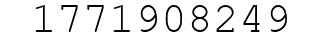 Number 1771908249.