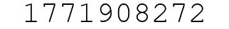 Number 1771908272.
