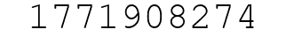 Number 1771908274.