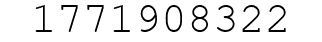Number 1771908322.