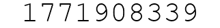 Number 1771908339.