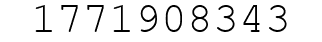 Number 1771908343.