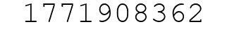 Number 1771908362.