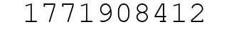 Number 1771908412.