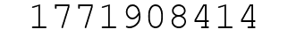 Number 1771908414.