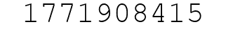 Number 1771908415.