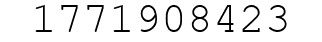 Number 1771908423.