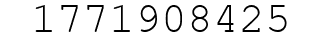 Number 1771908425.