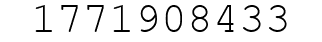 Number 1771908433.