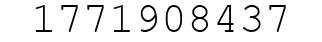 Number 1771908437.