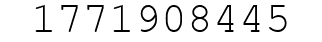 Number 1771908445.