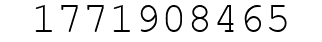 Number 1771908465.