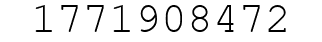 Number 1771908472.