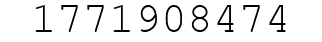 Number 1771908474.