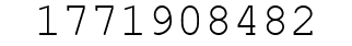 Number 1771908482.