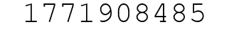 Number 1771908485.