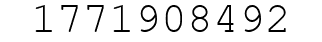 Number 1771908492.