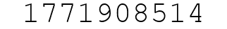 Number 1771908514.