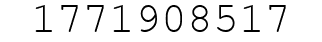 Number 1771908517.