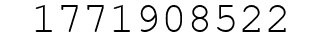 Number 1771908522.