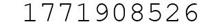 Number 1771908526.